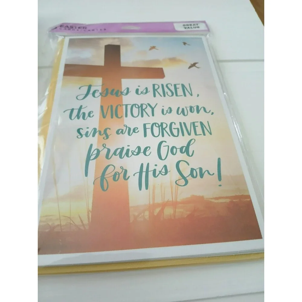 NWT Hallmark Christian Easter Cards Lot of 16 Cards Total with Envelopes